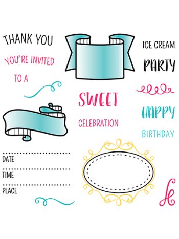 LDRS Creative - Party Time - Clear Stamps
